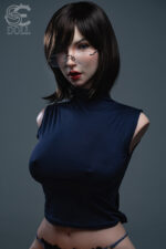 T114cm/3ft9" F-cup Natural Zoe Ellis.A Silicone Torso (EU Stock)